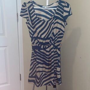 Charlotte Russe Abstract Print Mini Dress
